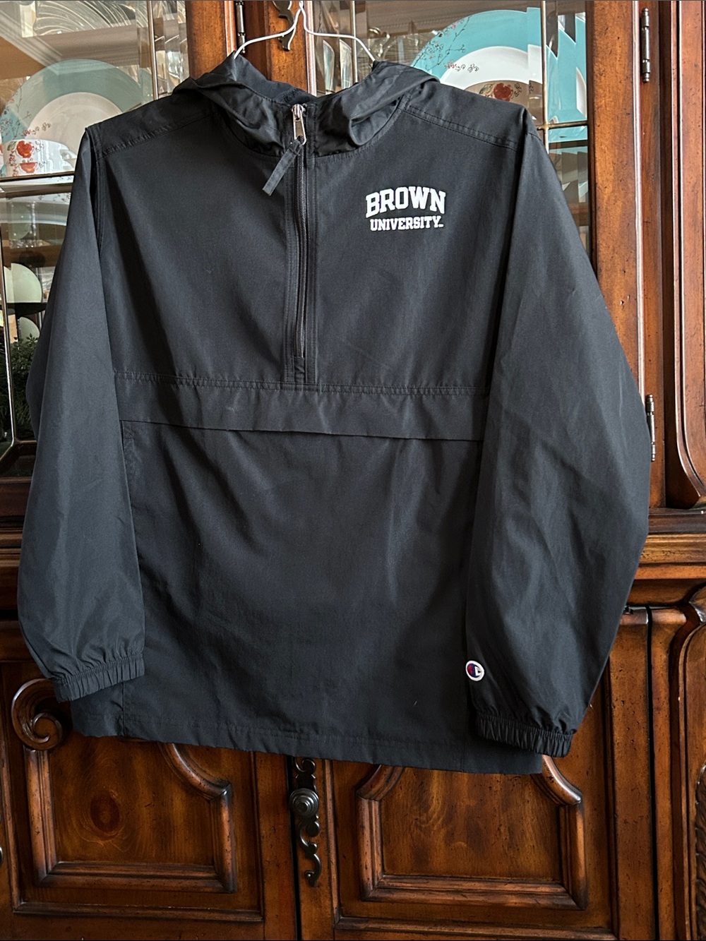 Champion Black Jacket with Blue and Red C Patch